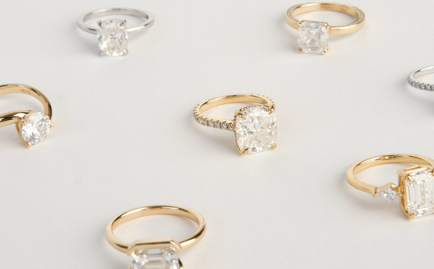 Lab Diamond vs. Moissanite