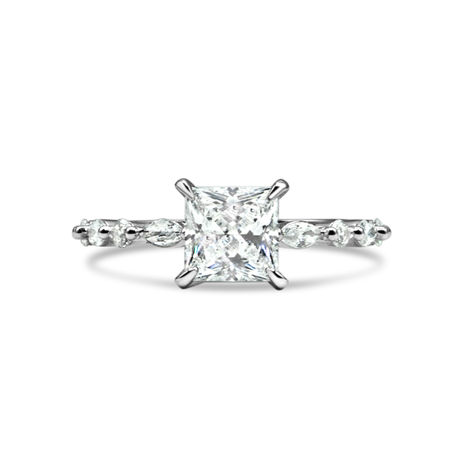 The Brodi Ring - 2.10ct Moissanite