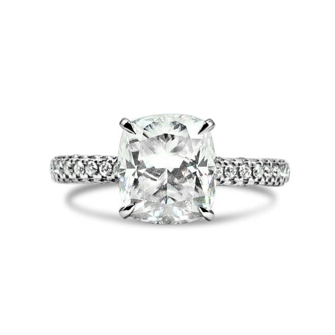 The Keeley Ring - 3ct Moissanite