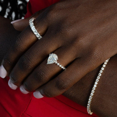 The Olivia Ring - 3ct Moissanite