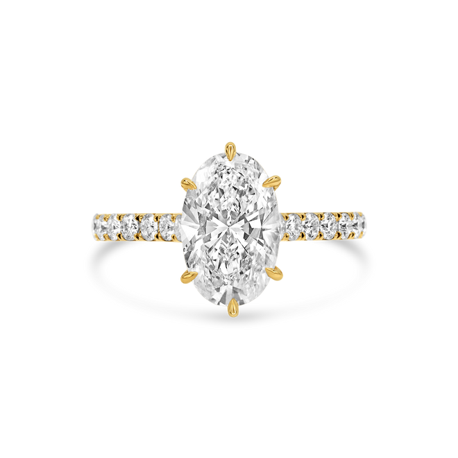 The Bridget Ring - 3ct Moissanite