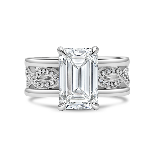 The Micah Ring - 3ct Moissanite
