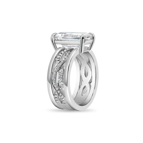 The Micah Ring - 3ct Moissanite