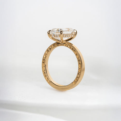 The Ellie Ring - 3.40ct Moissanite