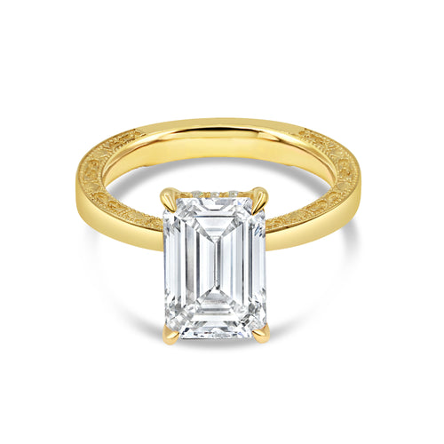 The Ellie Ring - 3.40ct Moissanite