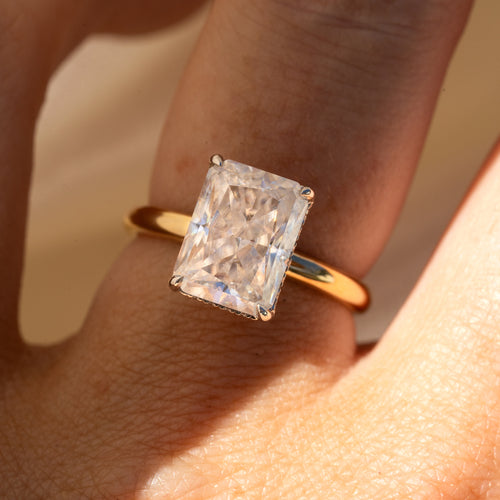 The Ainsley Ring - 3.5ct Moissanite