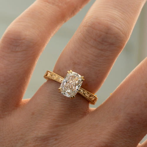 The Mira Ring - 2ct Lab Diamond
