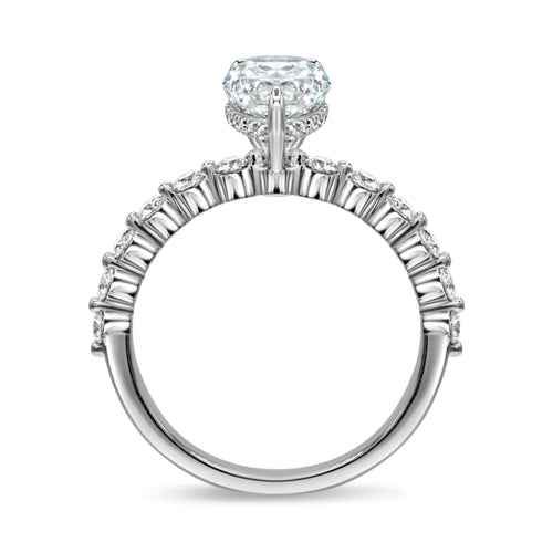 The Olivia Ring - 3ct Moissanite