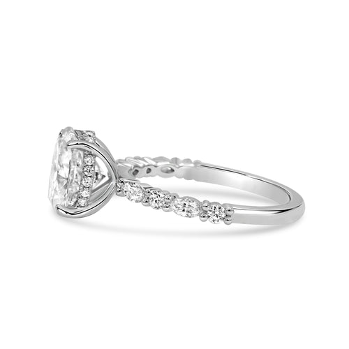 The Addison Ring - 3ct Moissanite