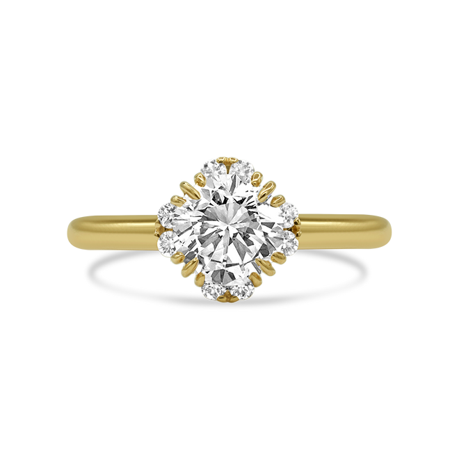 The Clover Ring - 1ct Lab Diamond