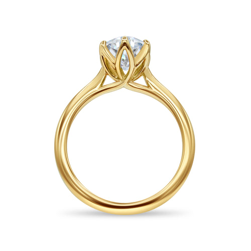 The Dolly Ring - 2ct Moissanite (Claw Prongs)