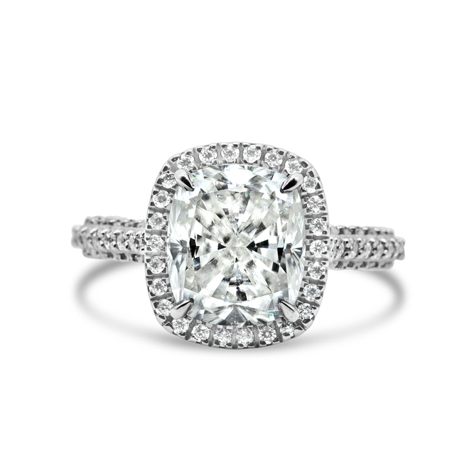 The Mera Ring - 3ct Moissanite