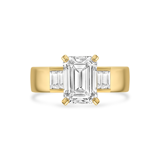 The Eliza Ring - 2.87ct Moissanite