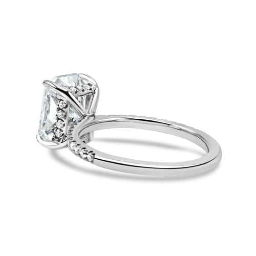 The Scarlett Ring - 3ct Moissanite