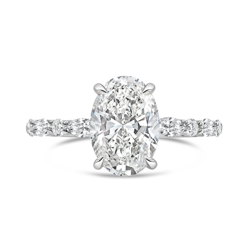 The Ella Ring - 3.23ct Moissanite