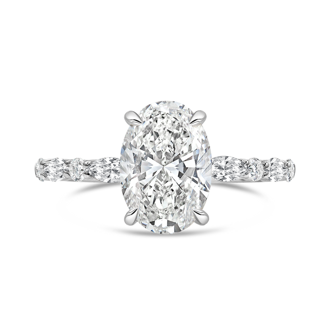 The Ella Ring - 3.23ct Moissanite