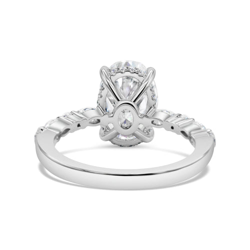 The Ella Ring - 3.23ct Moissanite