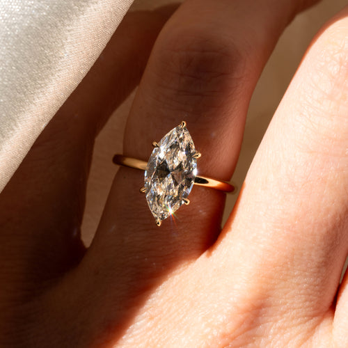 The Giselle Ring - 3ct Lab Diamond