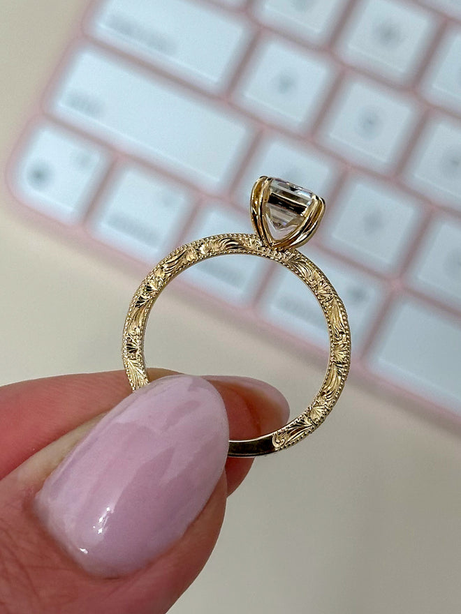 The Kainalu Ring - 2.30ct Moissanite