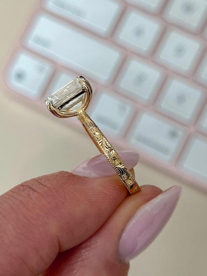 The Kainalu Ring - 2.30ct Moissanite