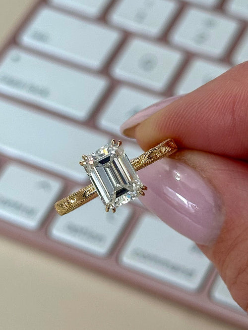 The Kainalu Ring - 2.30ct Moissanite