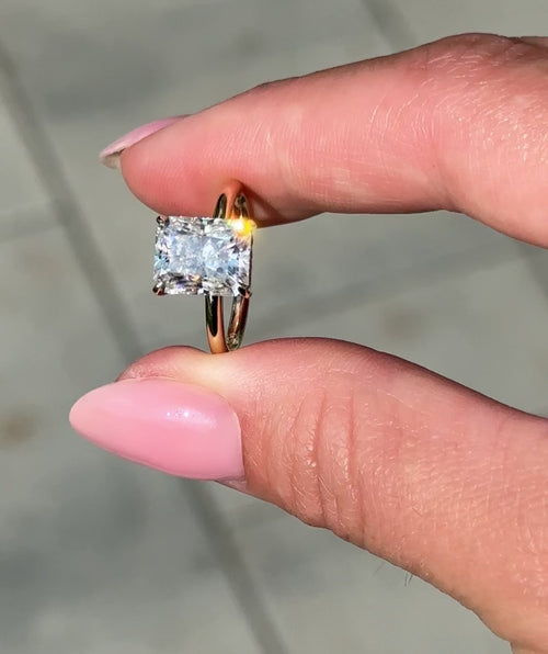 The Everly Ring - 4.55ct Moissanite