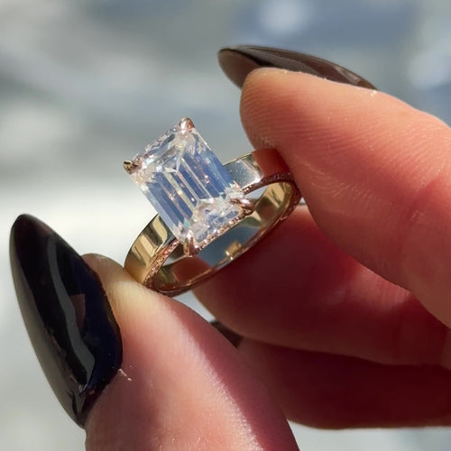 The Jolie Ring - 3ct Moissanite