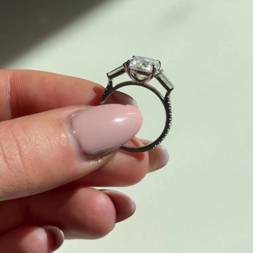 The Iris Ring - 3.30ct Moissanite