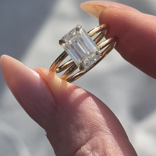 The Emerson Ring - 3ct Moissanite (Ready to Ship)