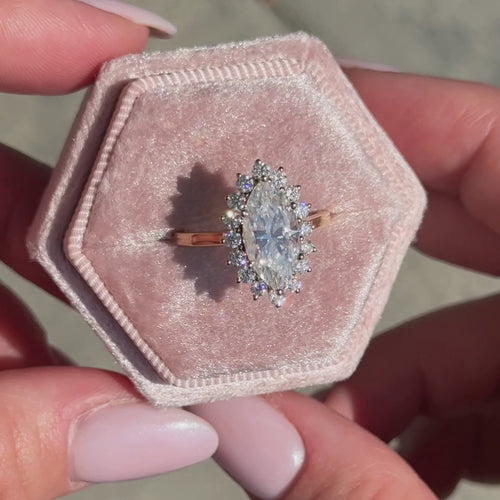 The Camellia Ring - 2.50ct Moissanite