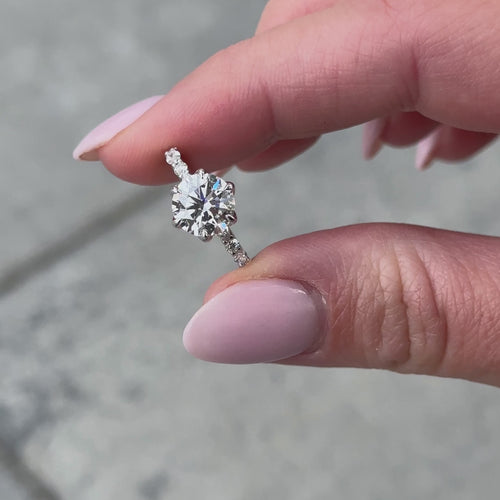 The Alina Ring - 2.13ct Lab Diamond