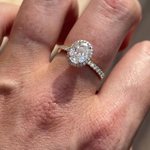 The Florence Ring - 2ct Moissanite