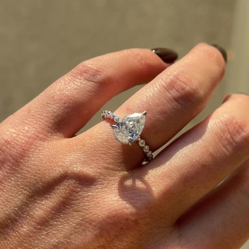 The Olivia Ring - 3ct Moissanite