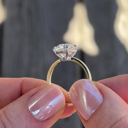The Sidney Ring - 3.50ct Moissanite
