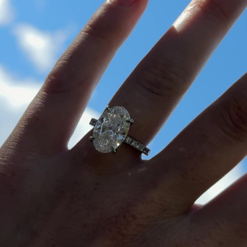The Kensie Ring - 6ct Lab Diamond