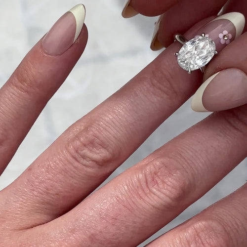 The Chayce Ring - 3ct Moissanite